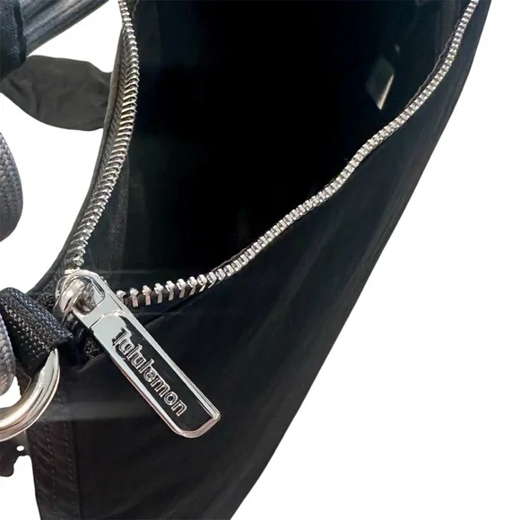 lululemon athletica Black and Gray Convertible Crossbody Bag - Picture 7 of 13